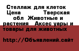 Стеллаж для клеток › Цена ­ 5 000 - Тверская обл. Животные и растения » Аксесcуары и товары для животных   